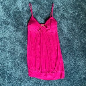 Pink dressy tank top